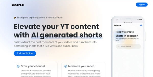 2short AI logo