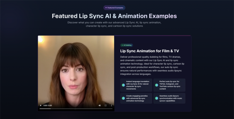 Top Lip Sync Studio AI Tool Review