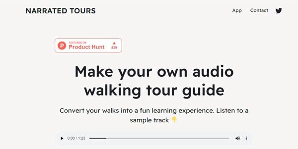 Narrated Tours logo