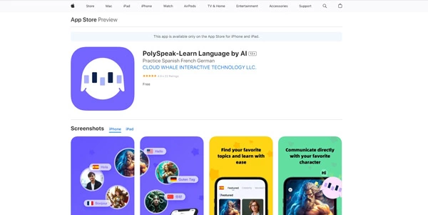 PolySpeak logo