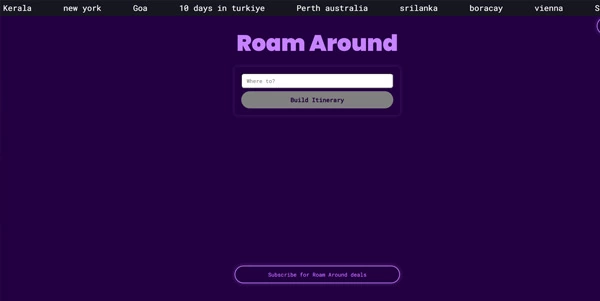 Roam Around logo