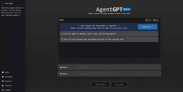 AgentGPT logo