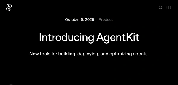 OpenAI AgentKit