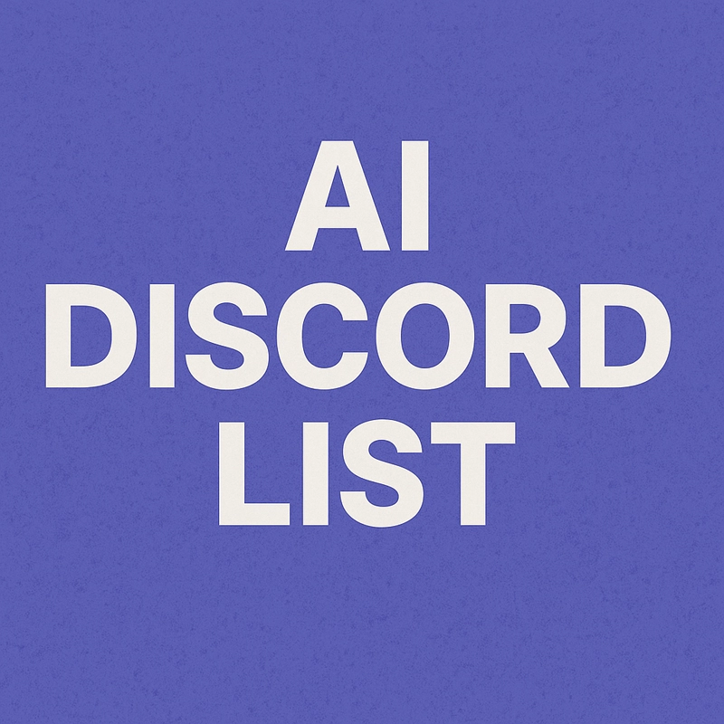 Liste des 200 Meilleurs Serveurs Discord sur l’IA logo