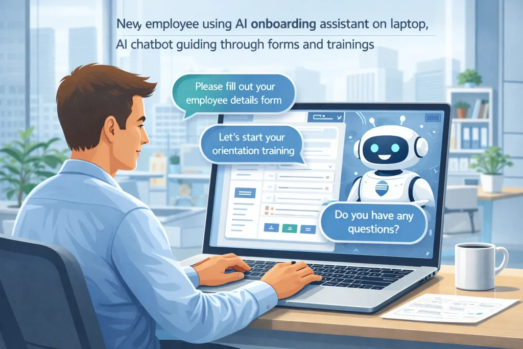 How can HR use AI for employee onboarding and workflow automation