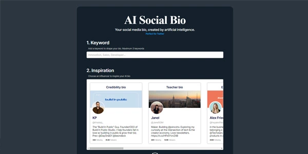 AI Social Bio logo