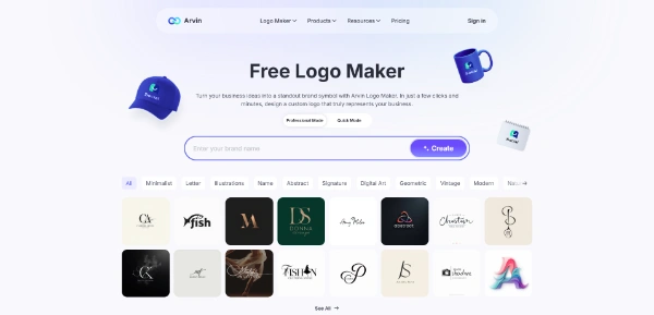 Arvin AI Logo Maker logo