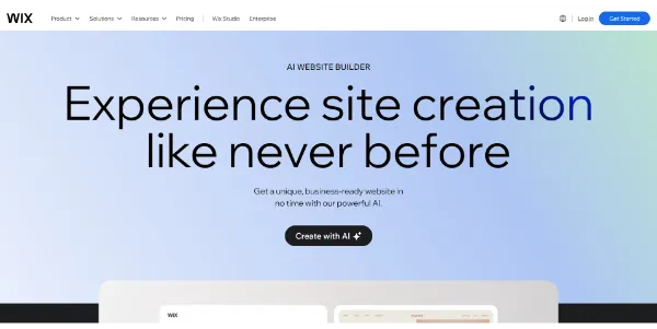AI Website Builder WIX