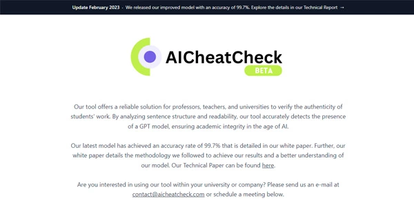 AICheatCheck logo