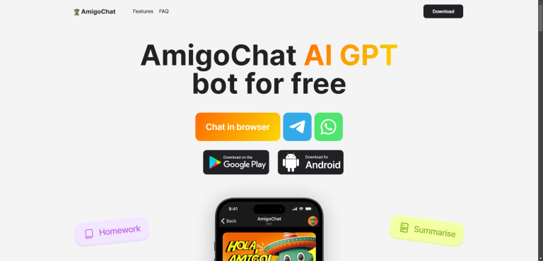 Best Amigochat AI Tool Review