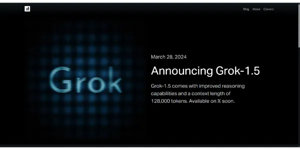 Grok-1.5 logo