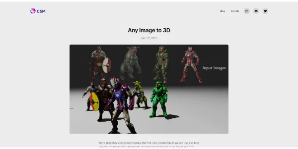 Any Image to 3D logo