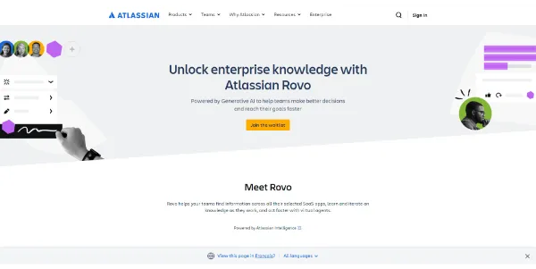 Atlassian Rovo logo
