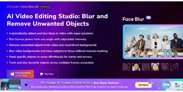 AVCLabs Video Blur AI