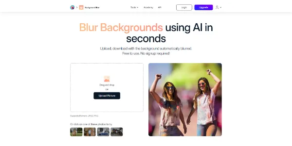 Backgrounds Blur logo