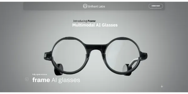 Frame by Brilliant Labs logo