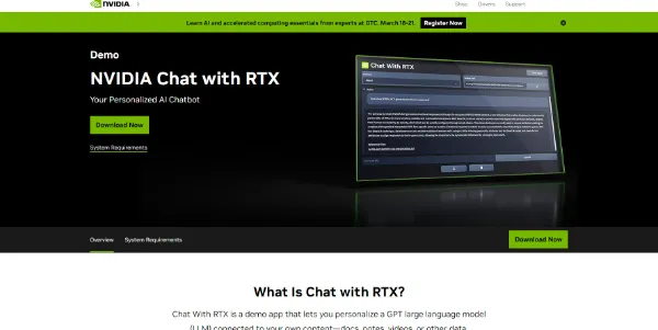 Chat with RTX by Nvidia logo