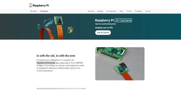 Raspberry Pi AI Camera logo