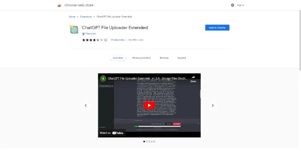 ChatGPT File Uploader logo