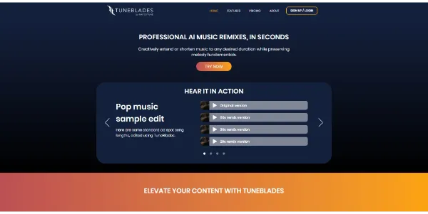 TuneBlades logo