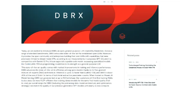 DBRX by Databricks logo