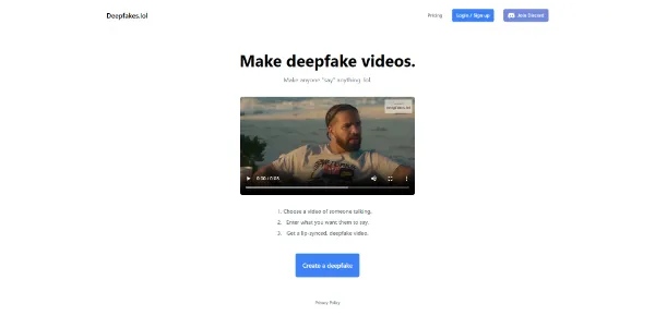 Deepfakes.lol logo