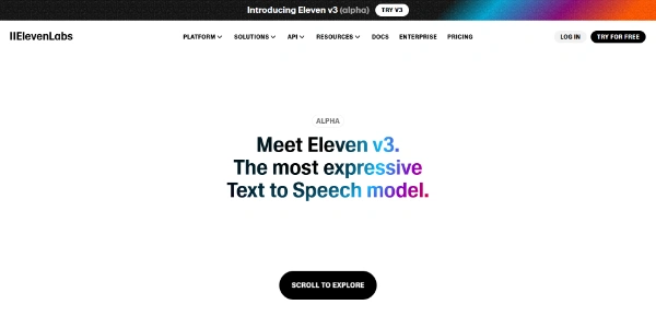 ElevenLabs v3 Alpha