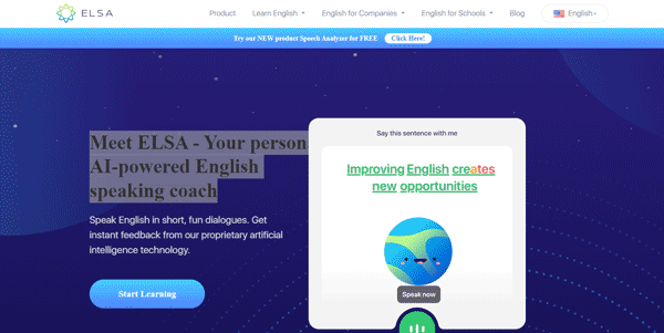 Elsa Speak logo