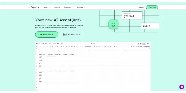 AI Assist by Equals logo