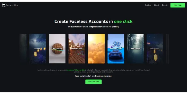 Faceless.video logo