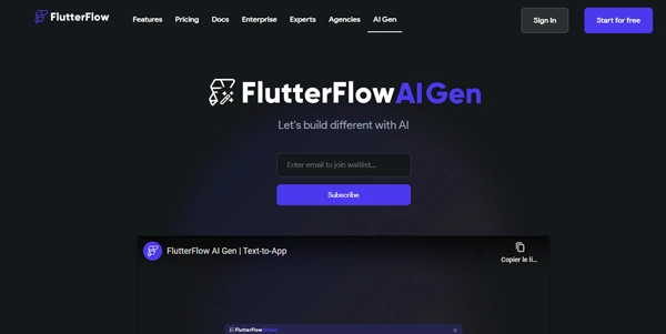 FlutterFlow AI Gen logo