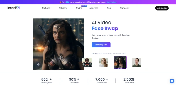 KreadoAI FaceSwap logo