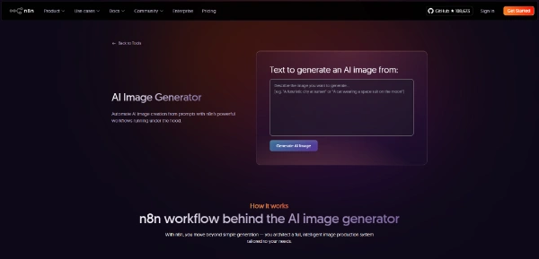 Image Generator n8n logo