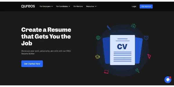 Qureos Resume Builder logo