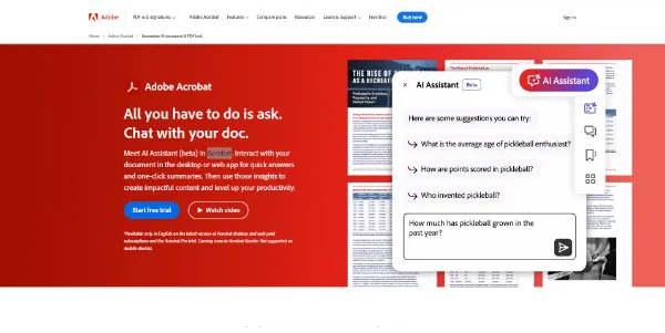 Acrobat AI by Adobe logo