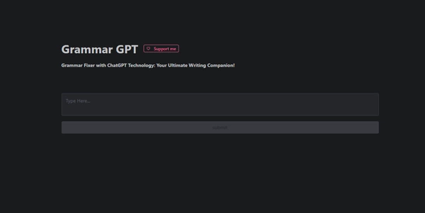 Grammar GPT