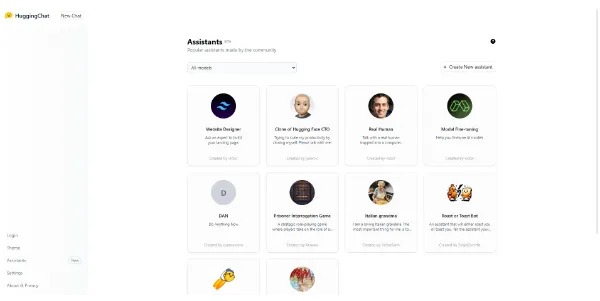 Assistants by HuggingFace logo
