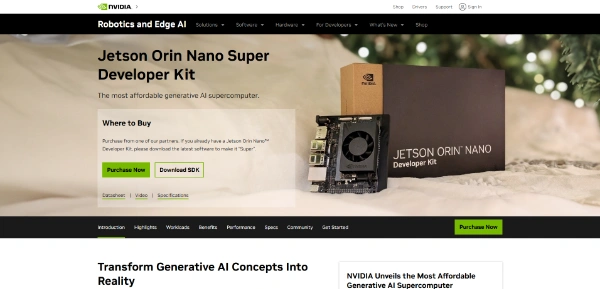 Jetson Orin Nano Super logo