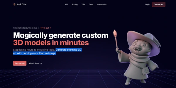 Kaedim 3D logo