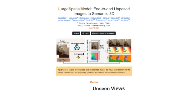 LargeSpatialModel (LSM) logo