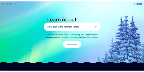 Learn About by Google logo