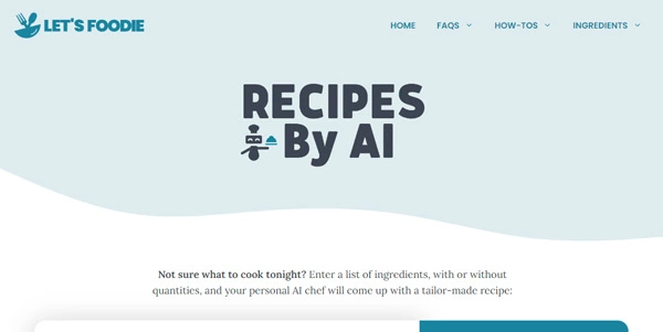 Recipes By AI logo