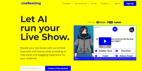 LiveReacting logo