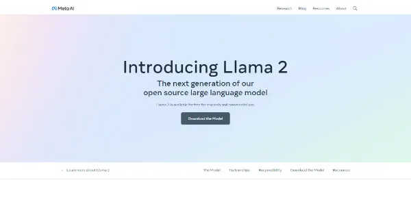Llama 2 logo