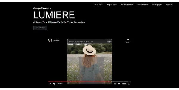 Lumiere AI by Google logo