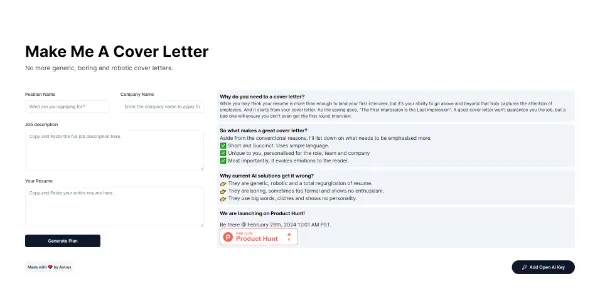 Make Me A Cover Letter logo