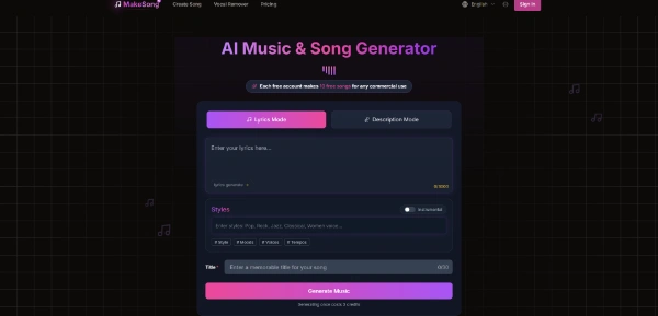 MakeSong logo