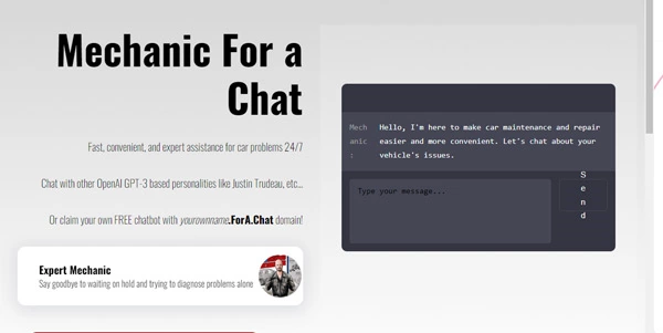 Mechanic For A Chat logo