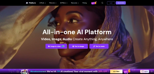 Media.io logo