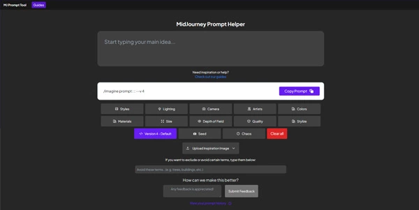 MidJourney Prompt Helper logo